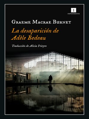 cover image of La desaparición de Adèle Bedeau